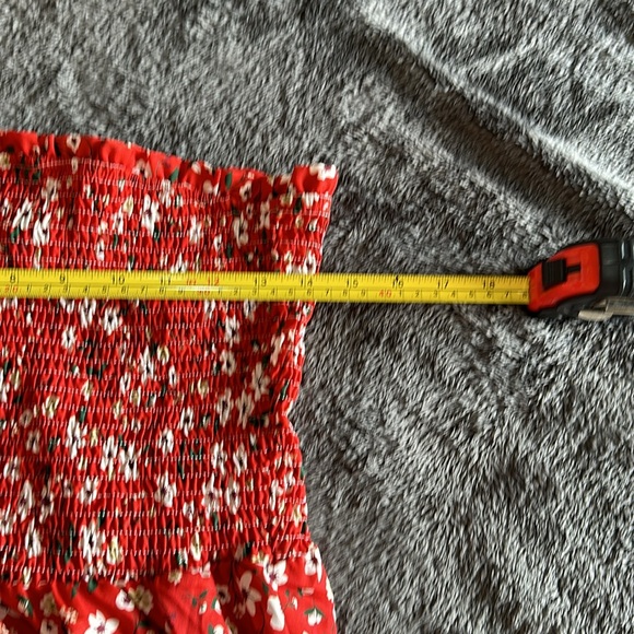 Strapless ruched top dress size L - Picture 2 of 3